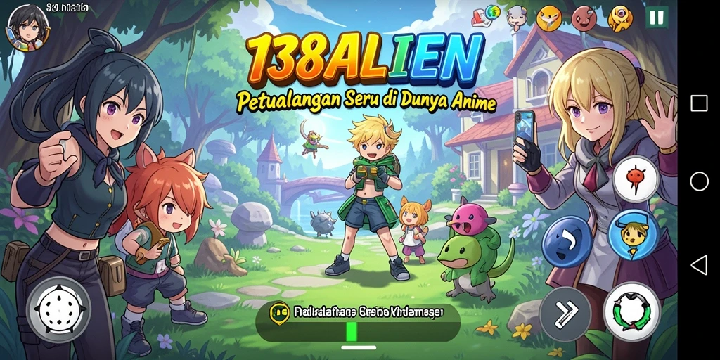 Screenshot gameplay 138ALIEN menampilkan karakter anime yang beraksi.