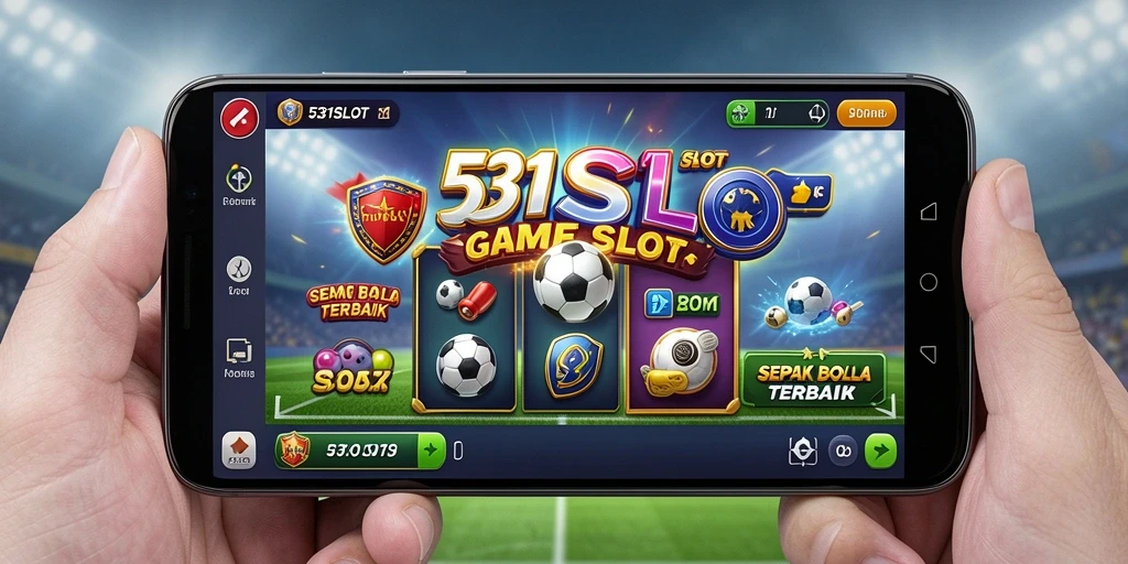 Gameplay seru dengan tema sepak bola yang menarik.