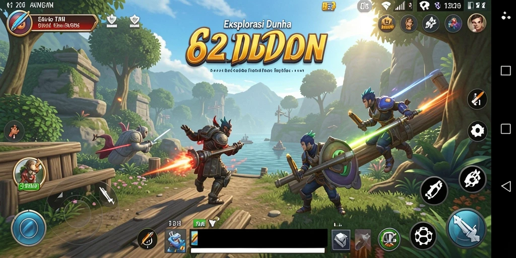 Screenshot gameplay 62IDN yang menunjukkan dunia terbuka yang menakjubkan.