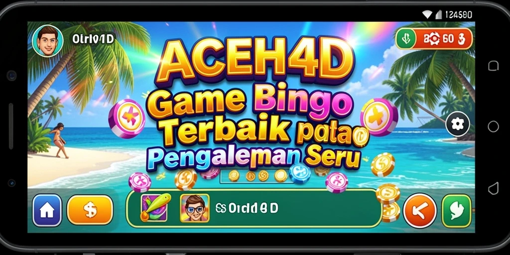 Tampilan permainan Bingo yang seru di ACEH4D.