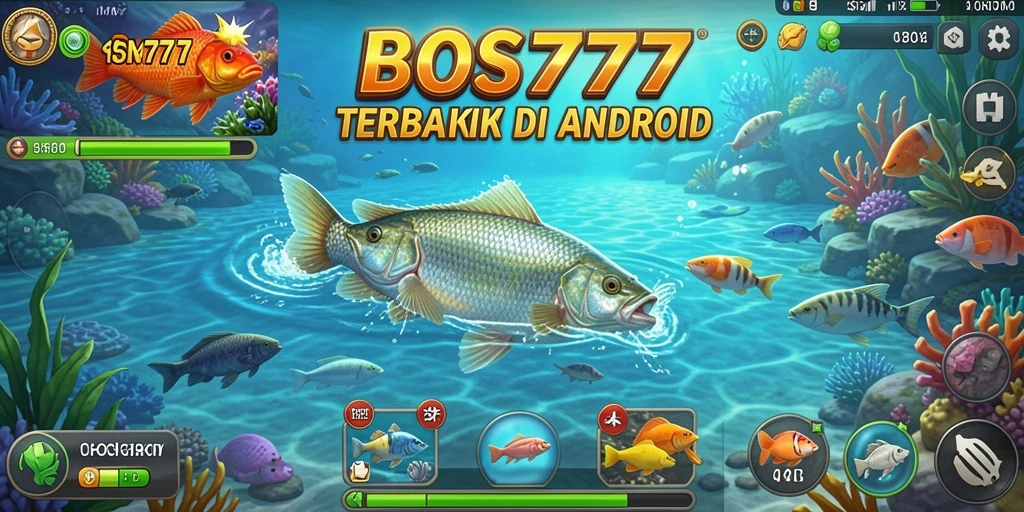 Tampilan gameplay seru dengan berbagai ikan yang menarik.