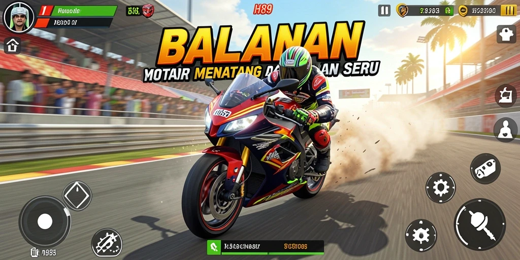 Tampilan menarik dari gameplay H89 yang penuh aksi.