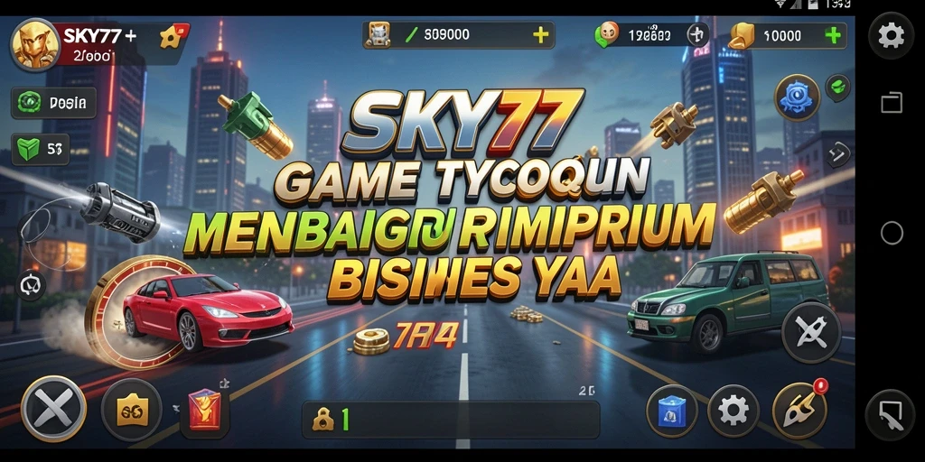 Tampilan gameplay SKY77 yang menakjubkan menampilkan keragaman bisnis yang dapat dibangun.