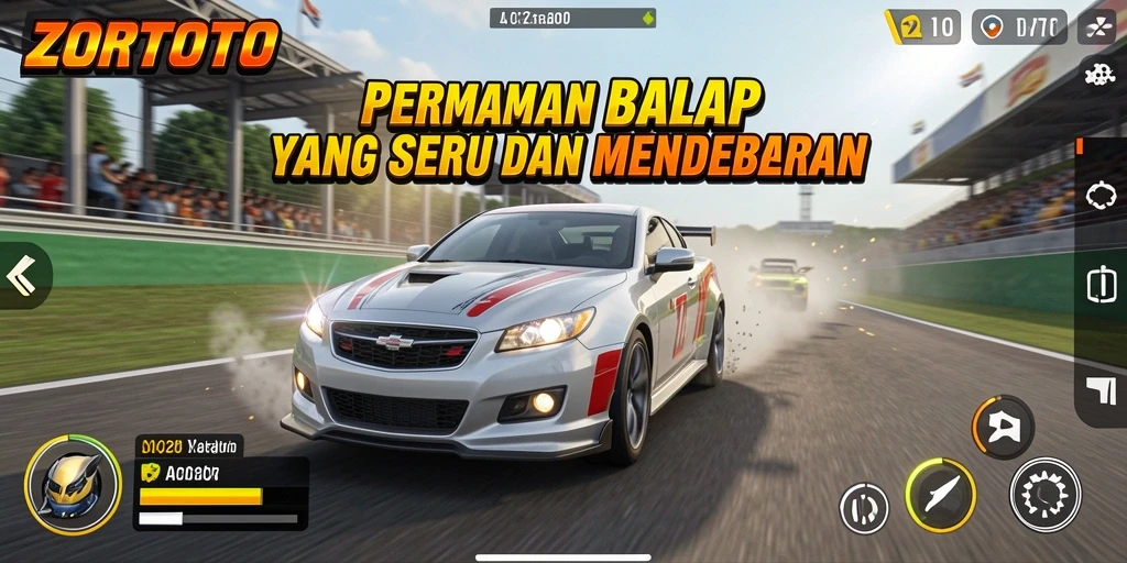 Gameplay seru dari ZORTOTO dengan balapan menegangkan.